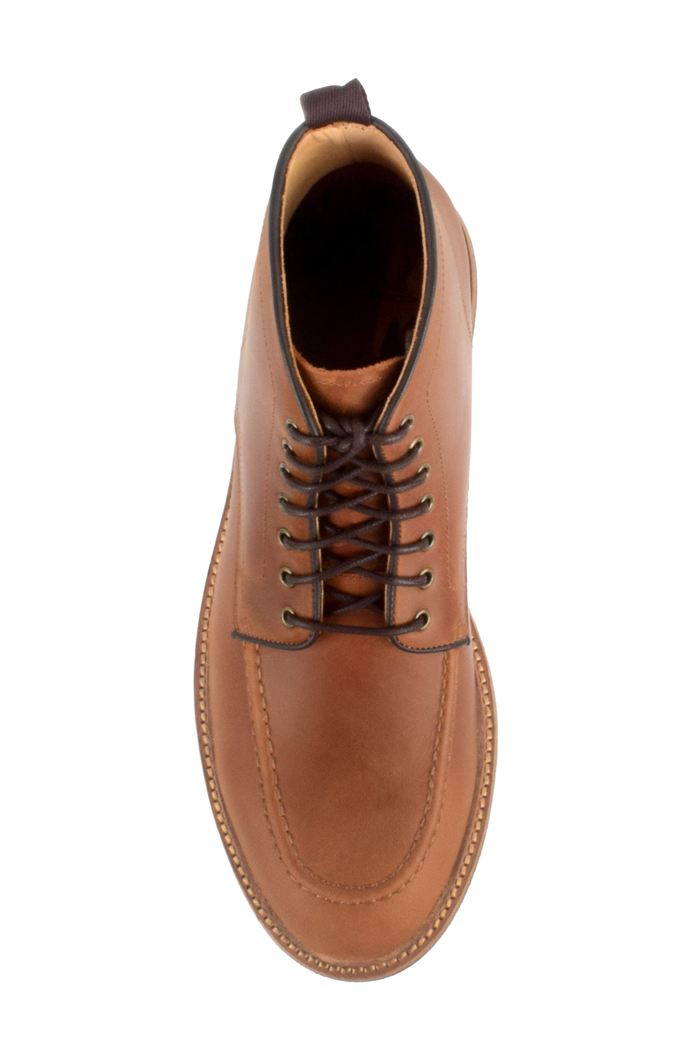 Warfield & Grand Trench II Boot, Alternate, color, Cognac