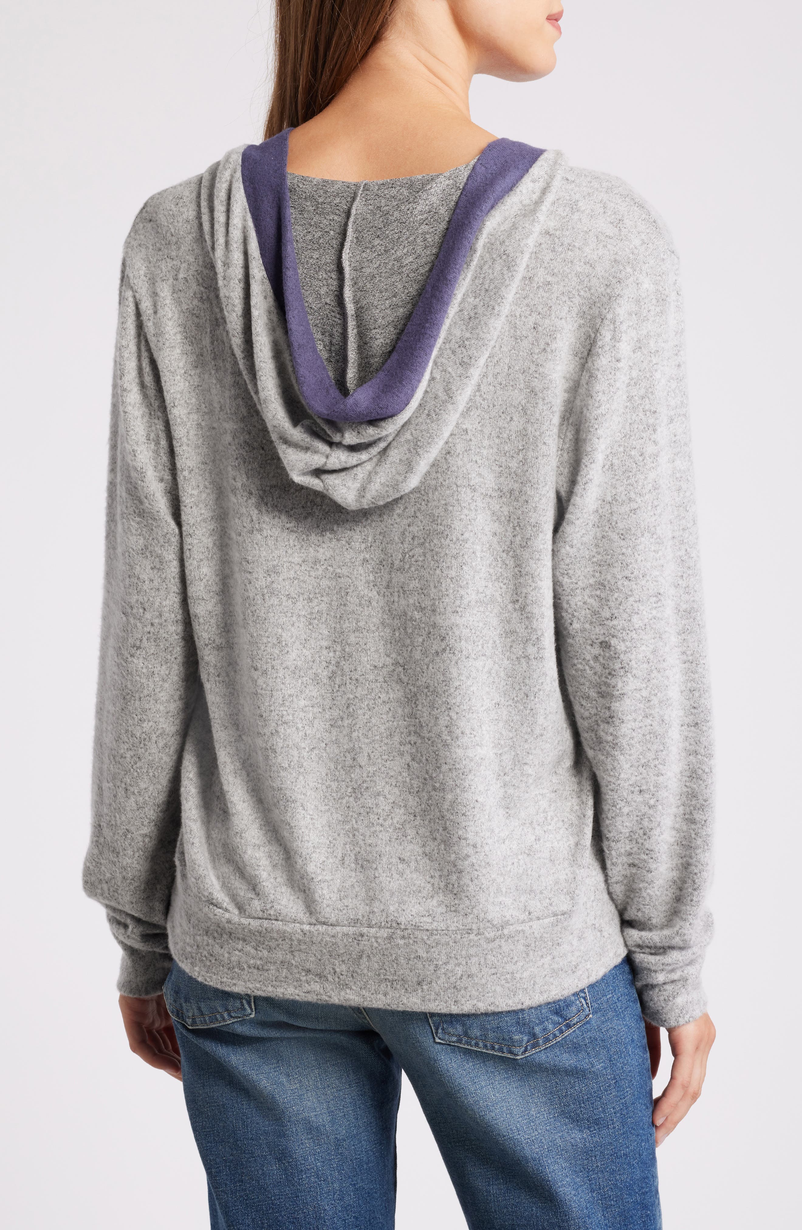 Hooded V-Neck Pullover - image 4