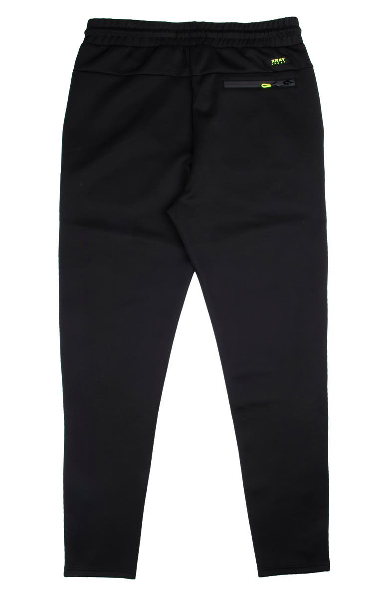 XRAY Joggers, Alternate, color, Black/ Neon Green