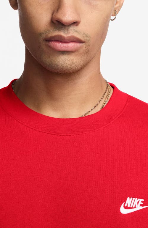 Nike Sportswear Club Fleece Sweatshirt In Red