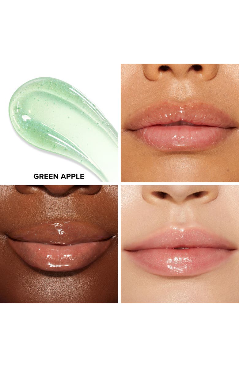 Too Faced Kissing Jelly Juicy Lip Oil/Gloss Hybrid, Alternate, color, Green Apple
