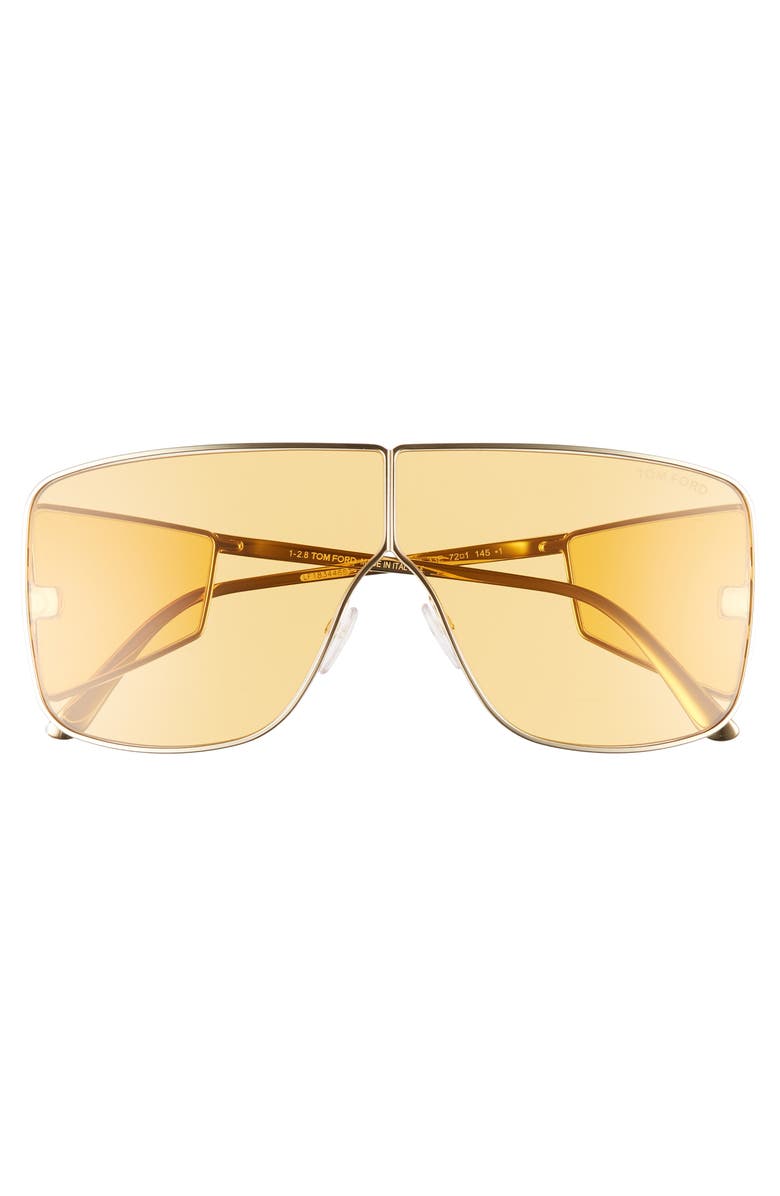 TOM FORD Spector 72mm Shield Sunglasses, Alternate, color,