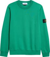 Stone Island Compass Patch Fleece Sweatshirt
