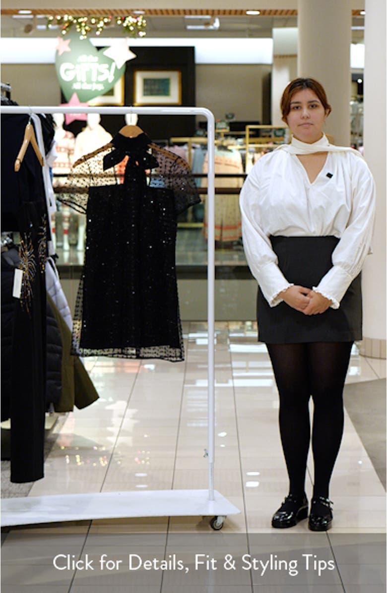 Ilana Beaded Tulle Minidress, sales video thumbnail