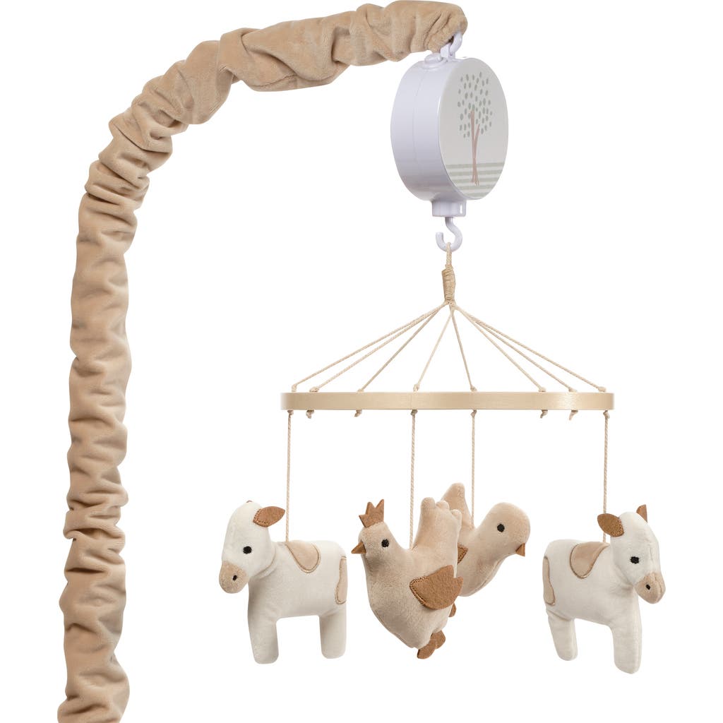 Bedtime Originals Farmyard Friends Musical Baby Crib Mobile Soother Toy in Cream  product