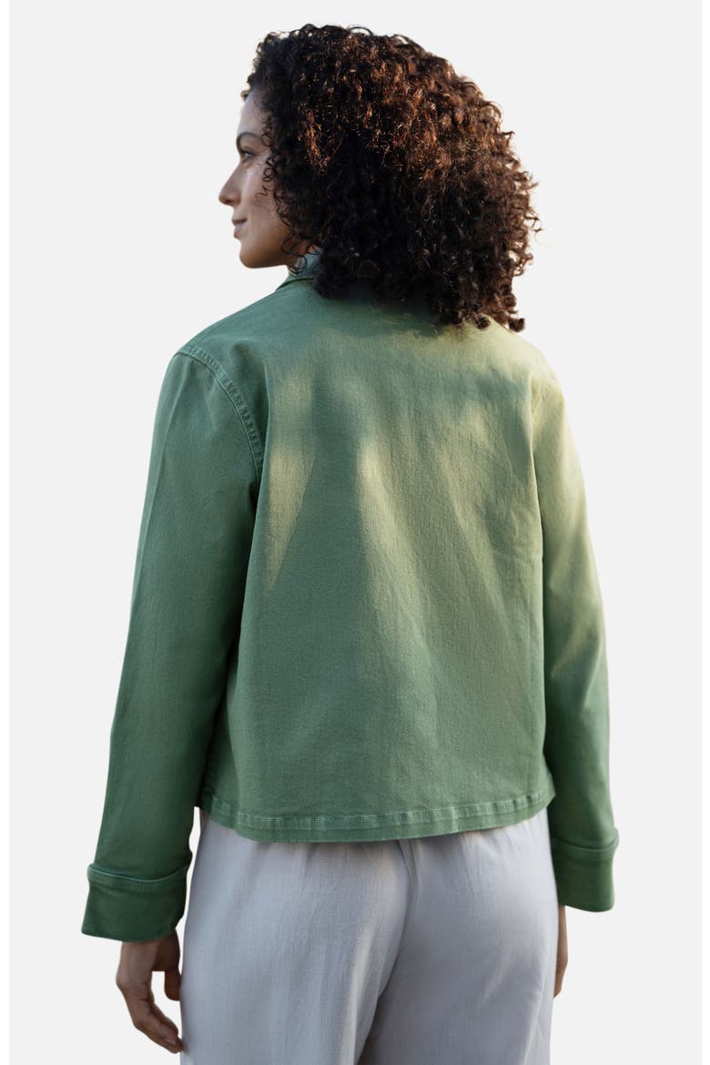 Canvas Patch Pocket Jacket, Alternate, color, Green