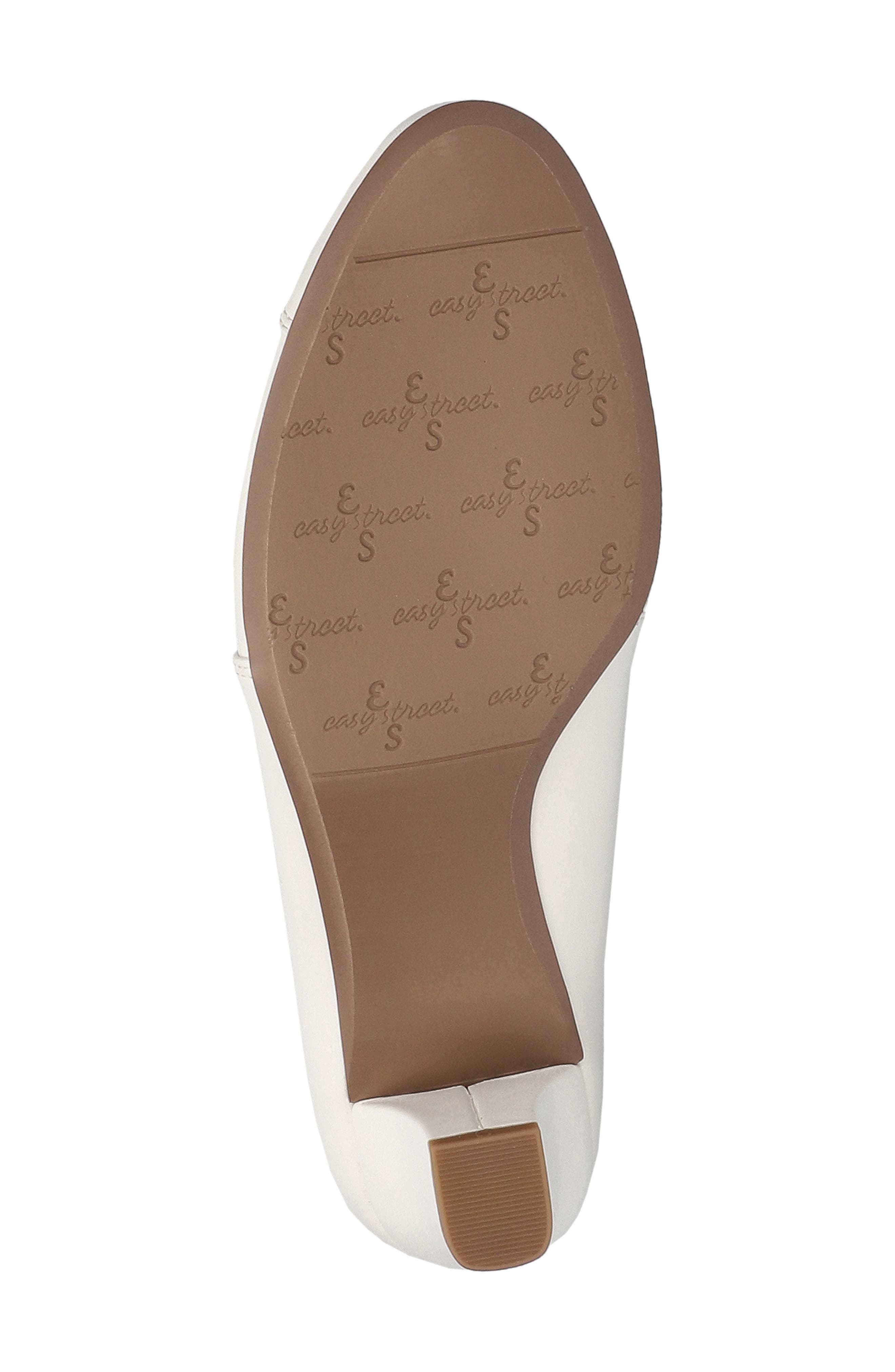 EASY STREET Neva Cap Toe Pump, Alternate, color, White