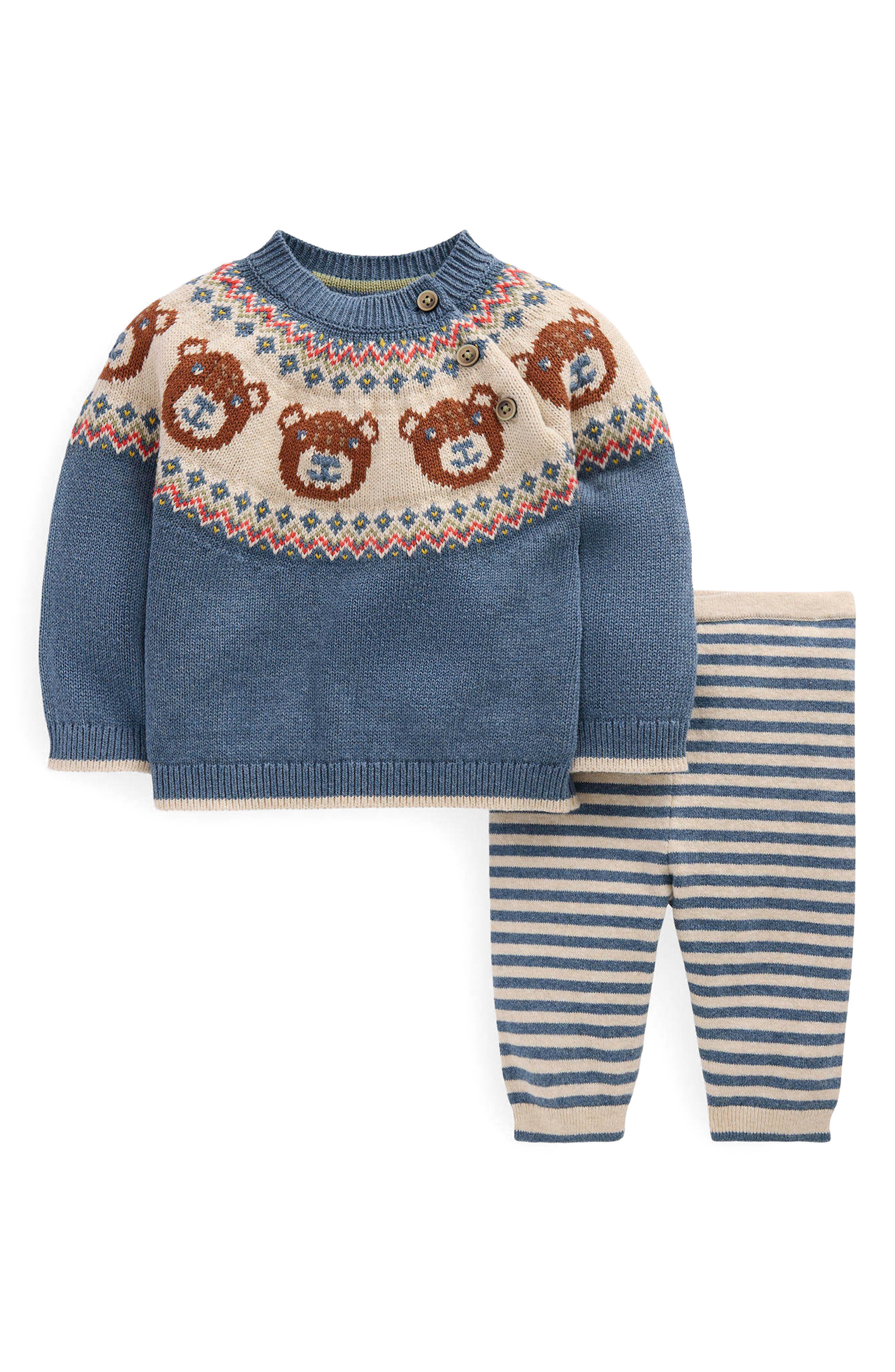 selected DENIM BLUE BEAR FAIR ISLE