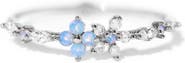 Girls Crew Blue Blossom Garden Ring