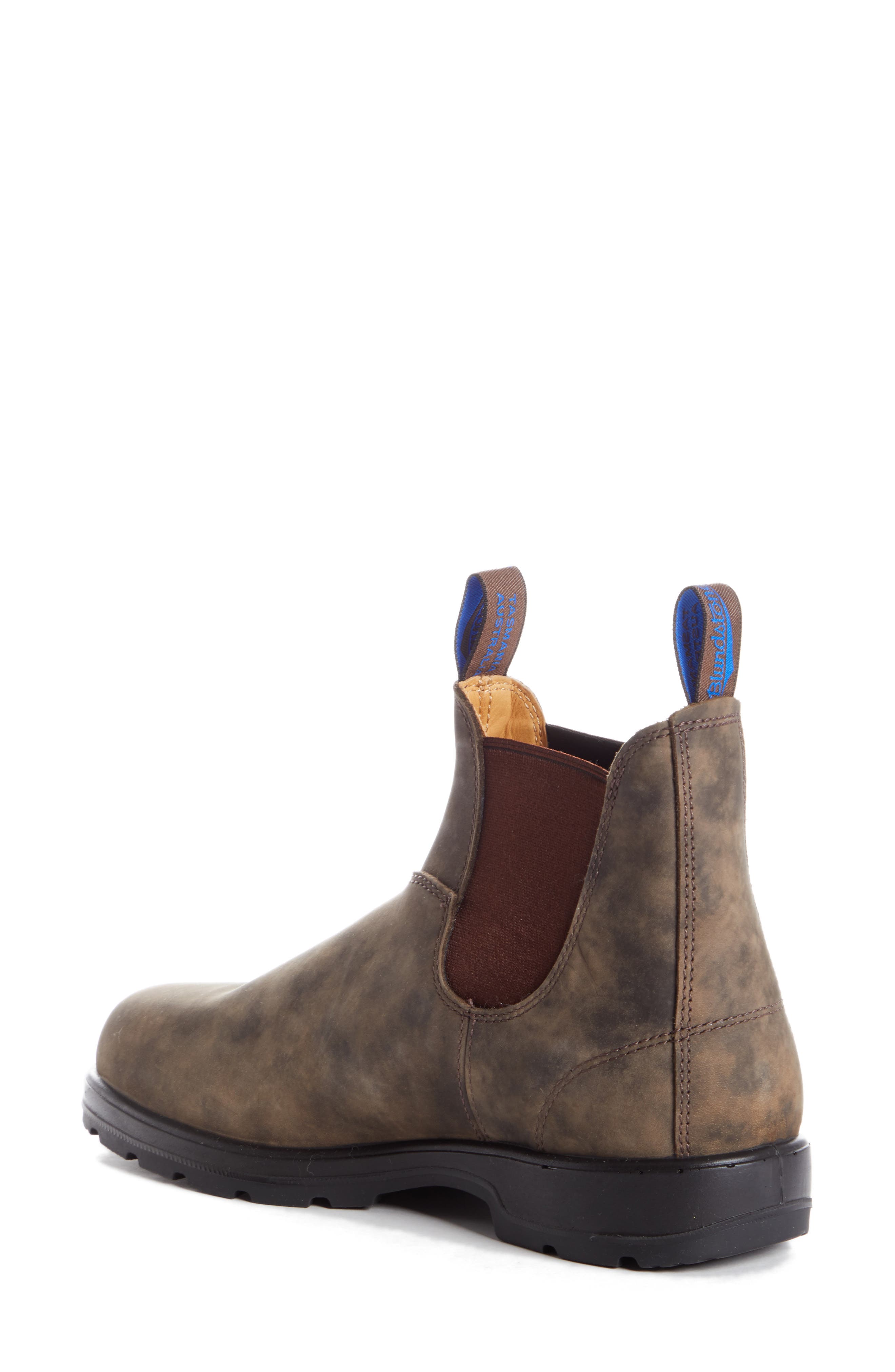 Thermal Waterproof Genuine Shearling Lined Chelsea Boot, Alternate, color, RUSTIC BROWN