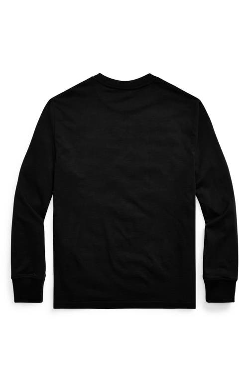 Polo Ralph Lauren Cotton Crewneck Jumper In Black