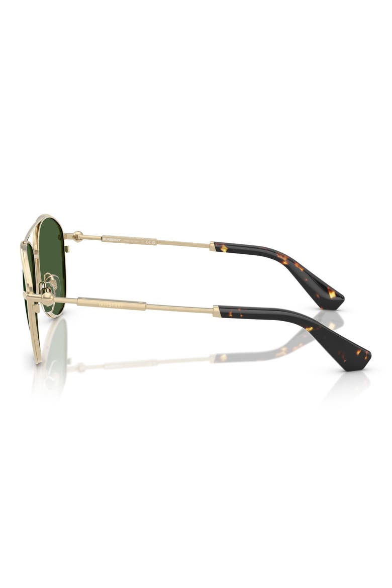 59mm Pilot Sunglasses, Alternate, color, LIGHT GOLD