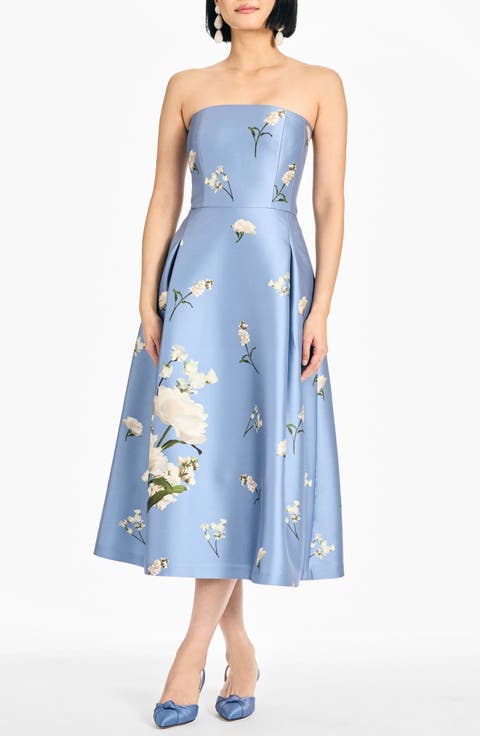 Shay Strapless Midi Dress