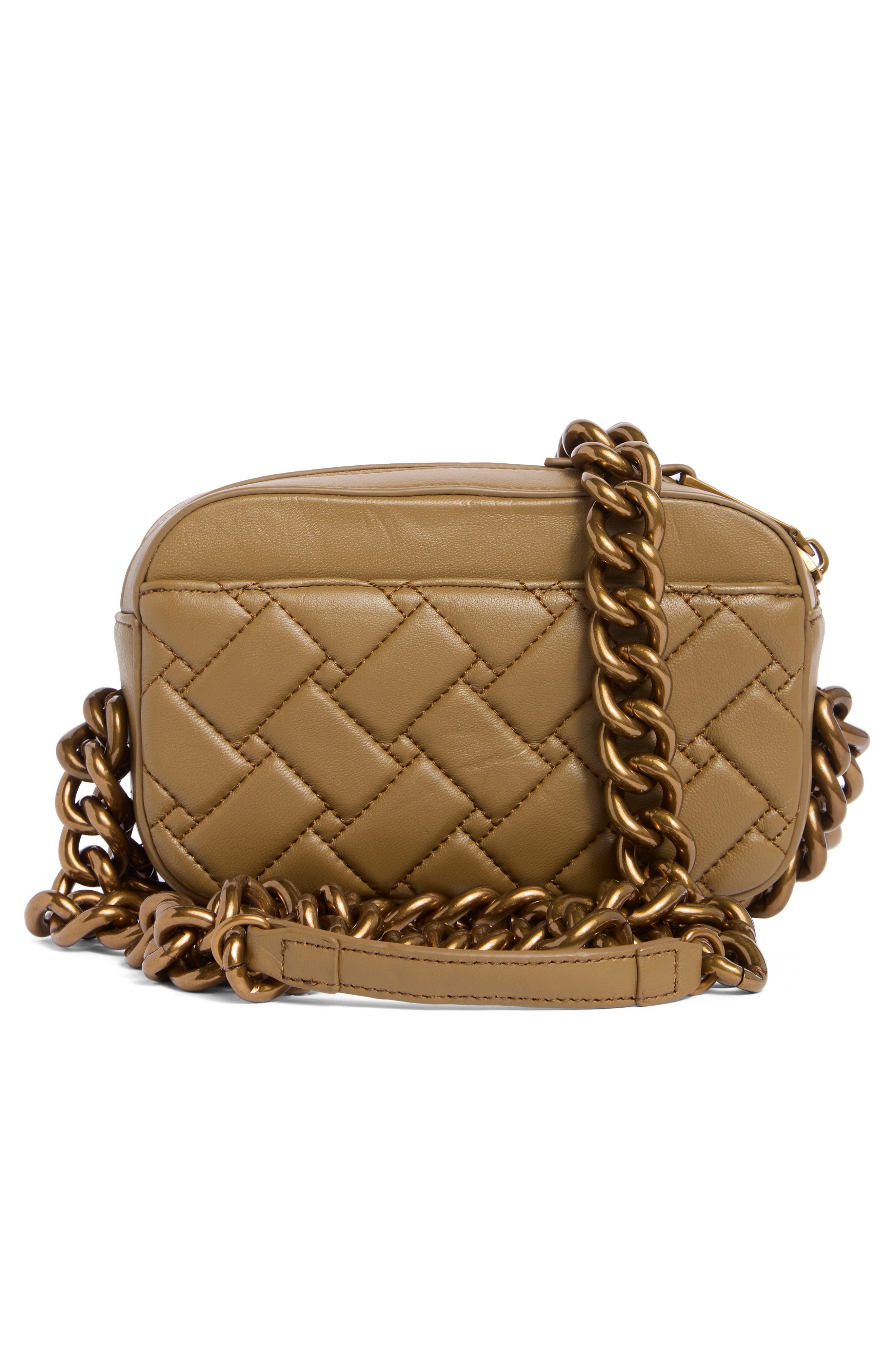 Kurt Geiger London Small Kensington Leather Camera Bag, Alternate, color, Camel