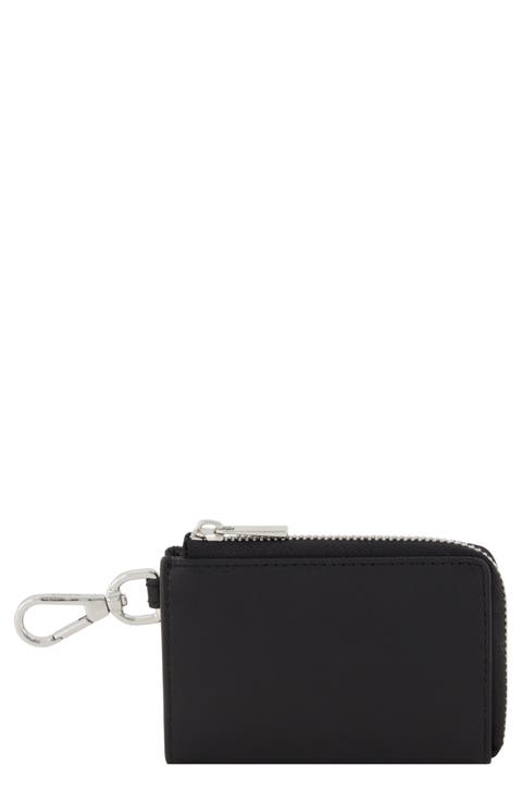 Zip Top Leather Card Case