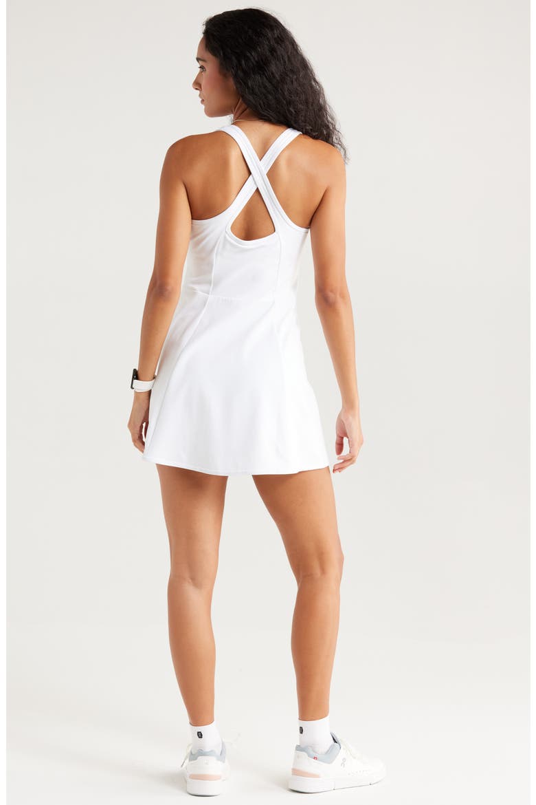 The Grace Court Dress, Alternate, color, WHITE