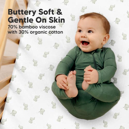 Keababies 2-pack Aereo Fitted Crib Sheets In Elly