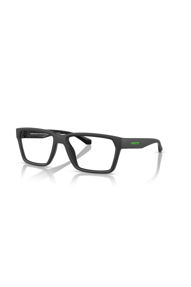 53mm Rectangle optical glasses, Main, color, Black