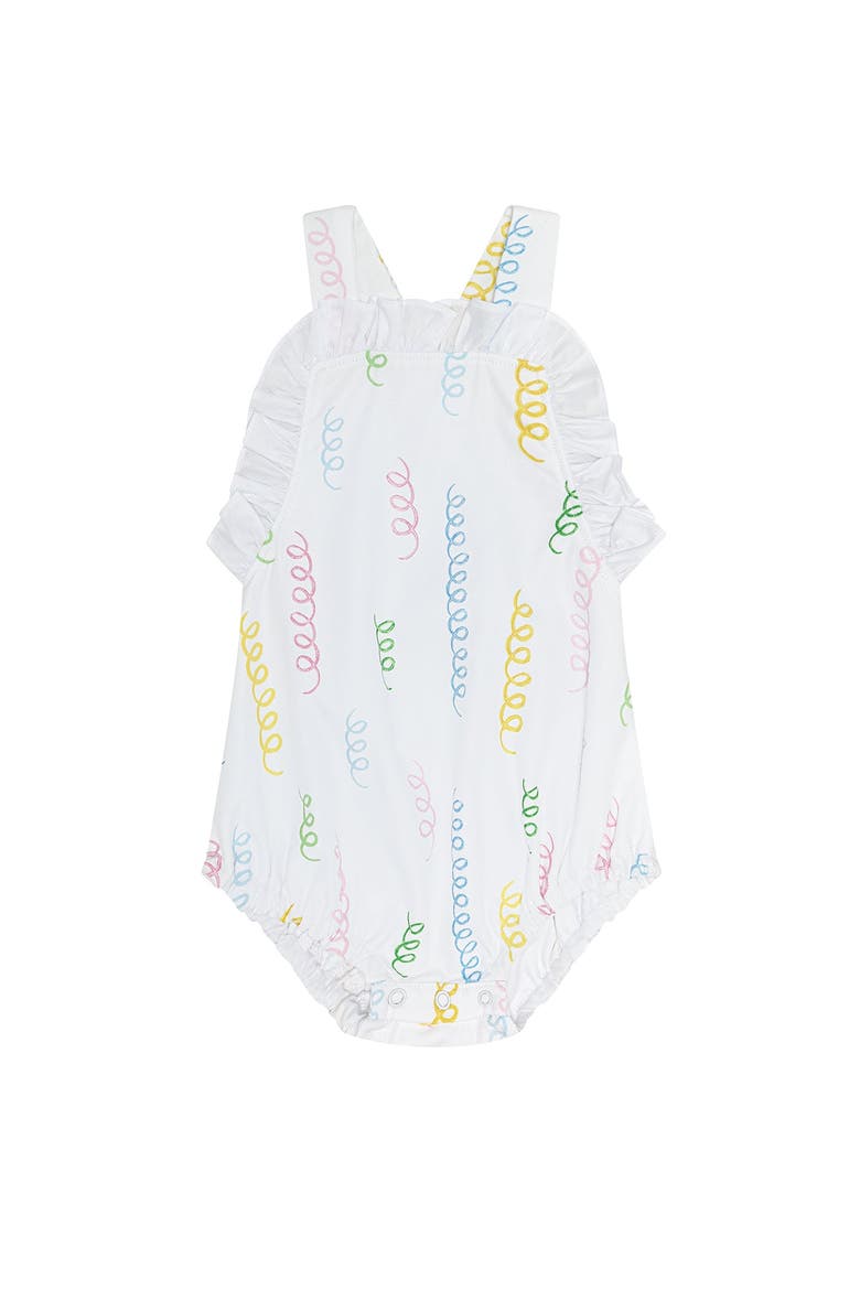 Spirals Woven Summer Bubble - Baby, Main, color, White Multi