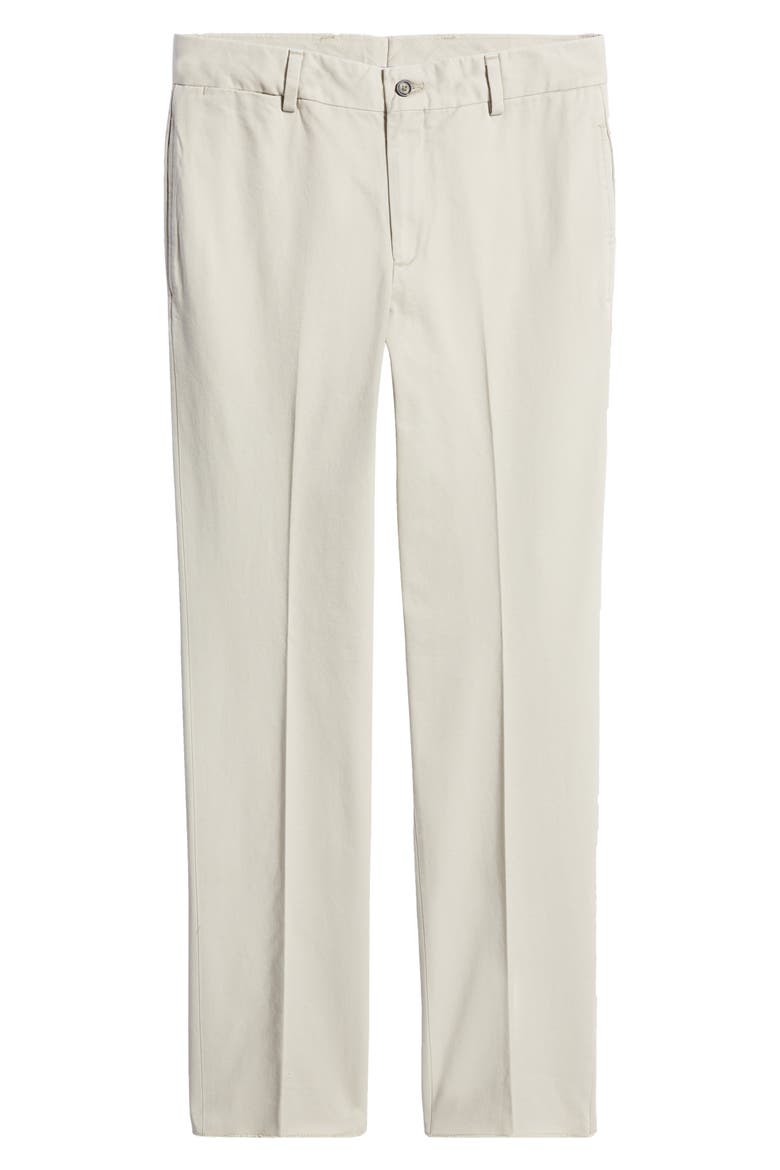 Charleston Khaki Fine Line Stretch Twill Pants, Alternate, color, STONE