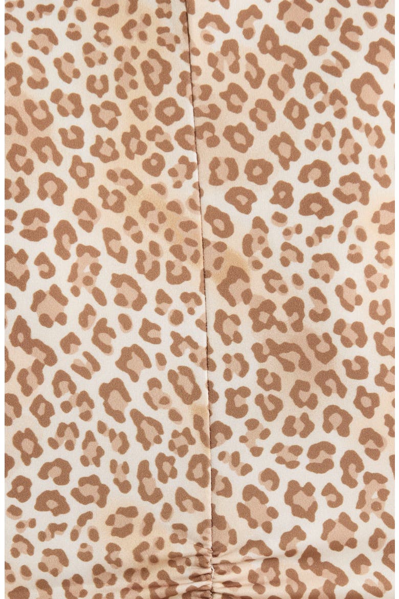 Olivia Leopard Twist Front Bikini Top, Alternate, color, LIGHT LEOPARD