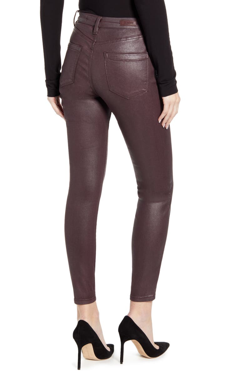 BLANKNYC The Great Jones Coated Skinny Jeans, Alternate, color, 