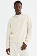 H&M Regular Fit Cable-knit Jumper