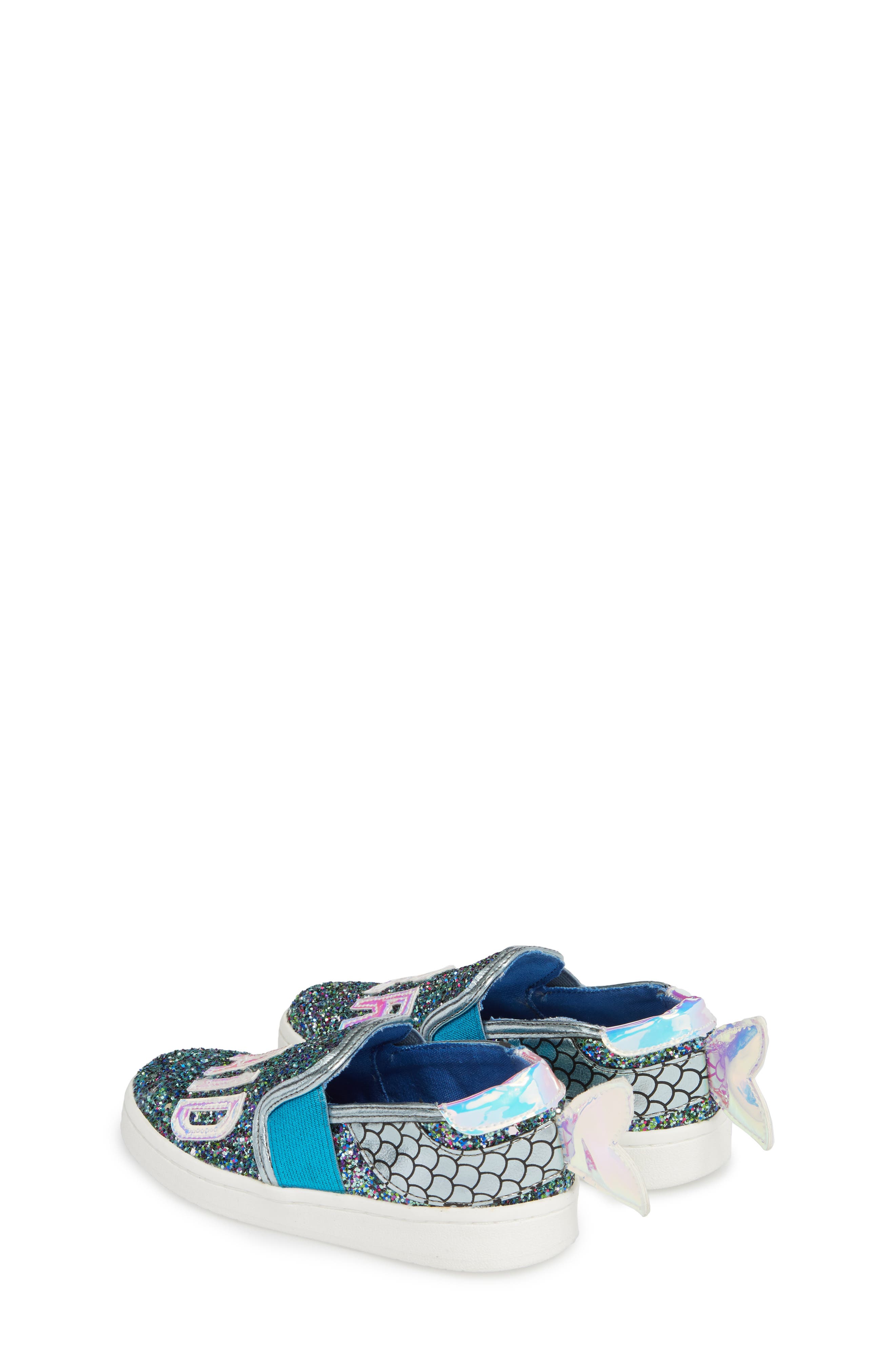 Blane Slip-On Sneaker, Alternate, color, BLUE GLITTER