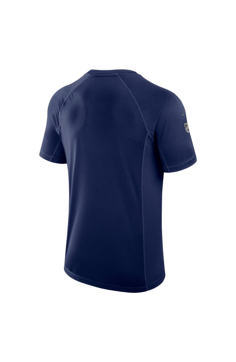 FANATICS Men's Fanatics Navy St. Louis Blues Authentic Pro Rink Tech T-Shirt, Alternate, color,