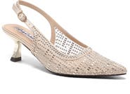 LADY COUTURE Linda Kitten Heel Slingback Pump