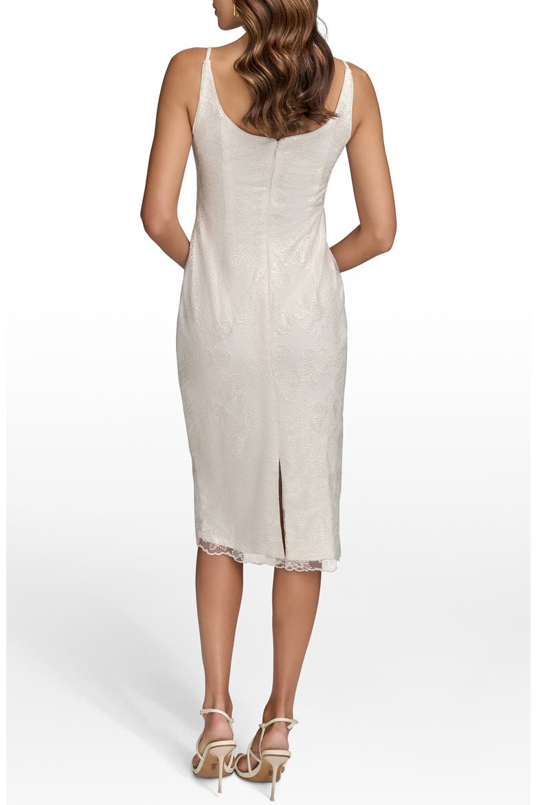 Embellished Sheath Dress, Alternate, color, CREAM