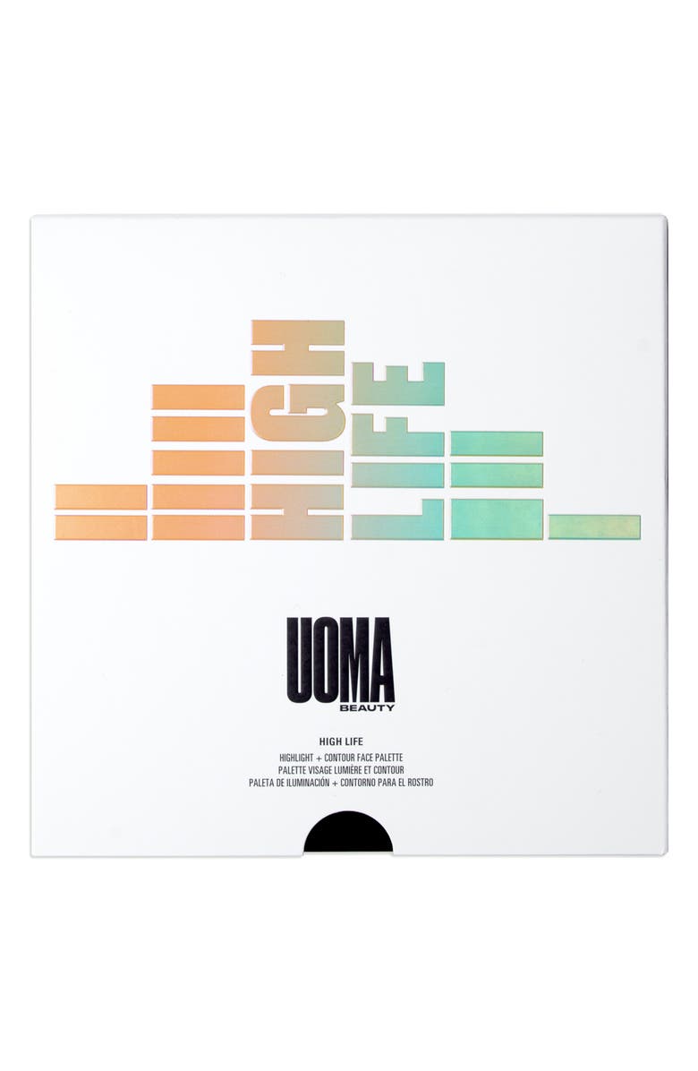 UOMA Beauty High Life Highlighting & Contour Face Palette, Alternate, color,