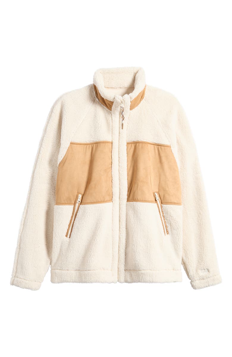 UGG<sup>®</sup> Keane High Pile Fleece Zip-Up Jacket, Main, color, 