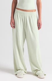 SKIMS Cotton Blend Jersey Wide Leg Pants