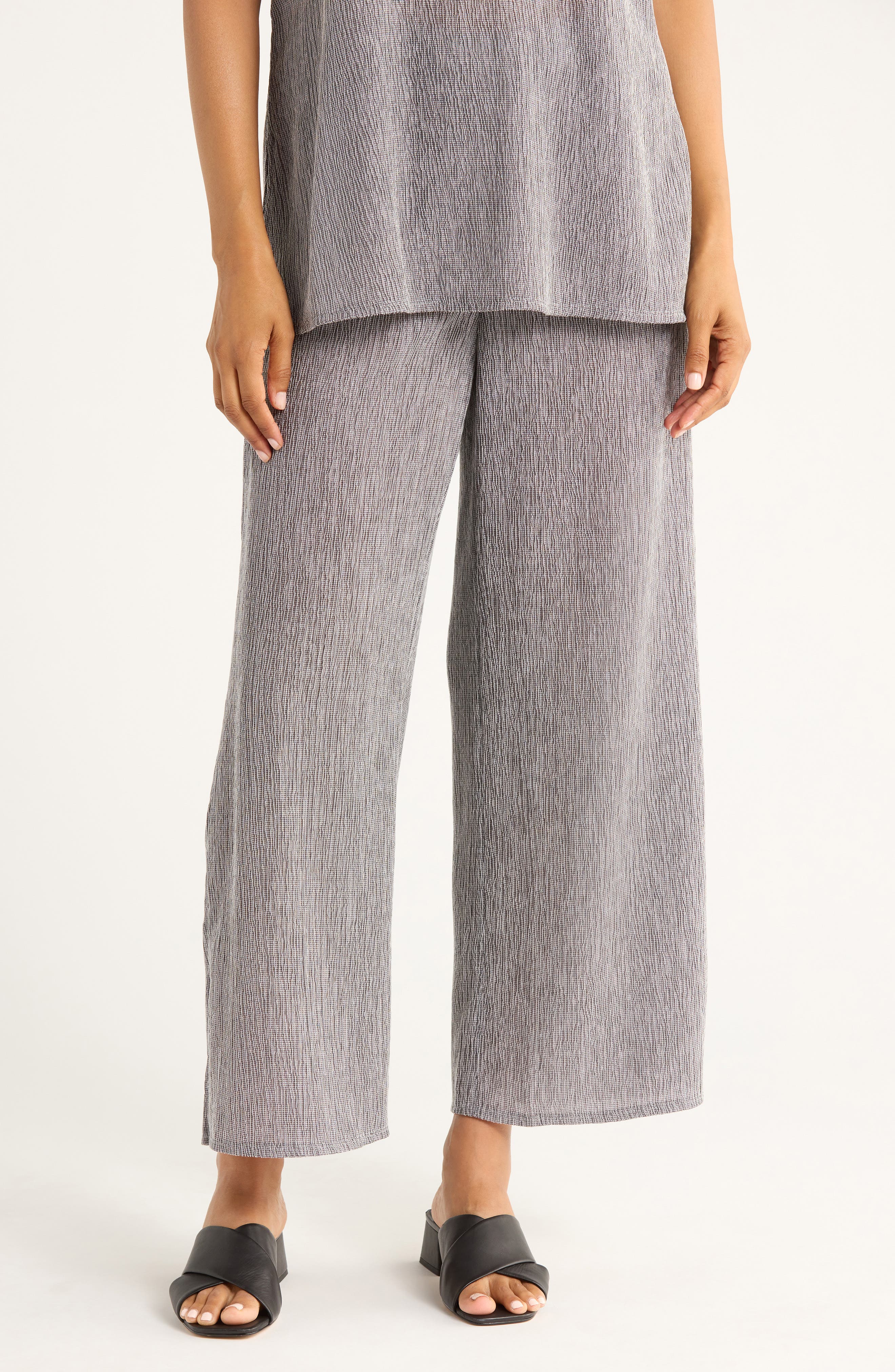 Eileen Fisher Ankle Wide Leg Pants