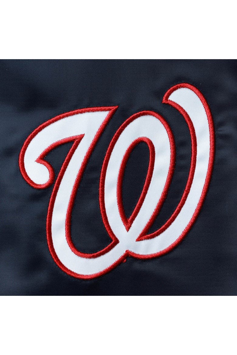 Women's Starter Navy Washington Nationals The Legend Full-Snap Jacket, Alternate, color, Navy
