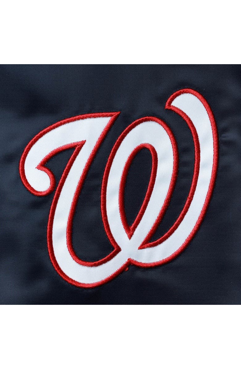 STARTER Women's Starter Navy Washington Nationals The Legend Full-Snap Jacket, Alternate, color, Navy