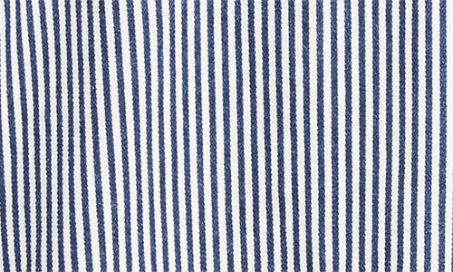Jw Anderson Twisted Workwear Stripe Shorts In Blue