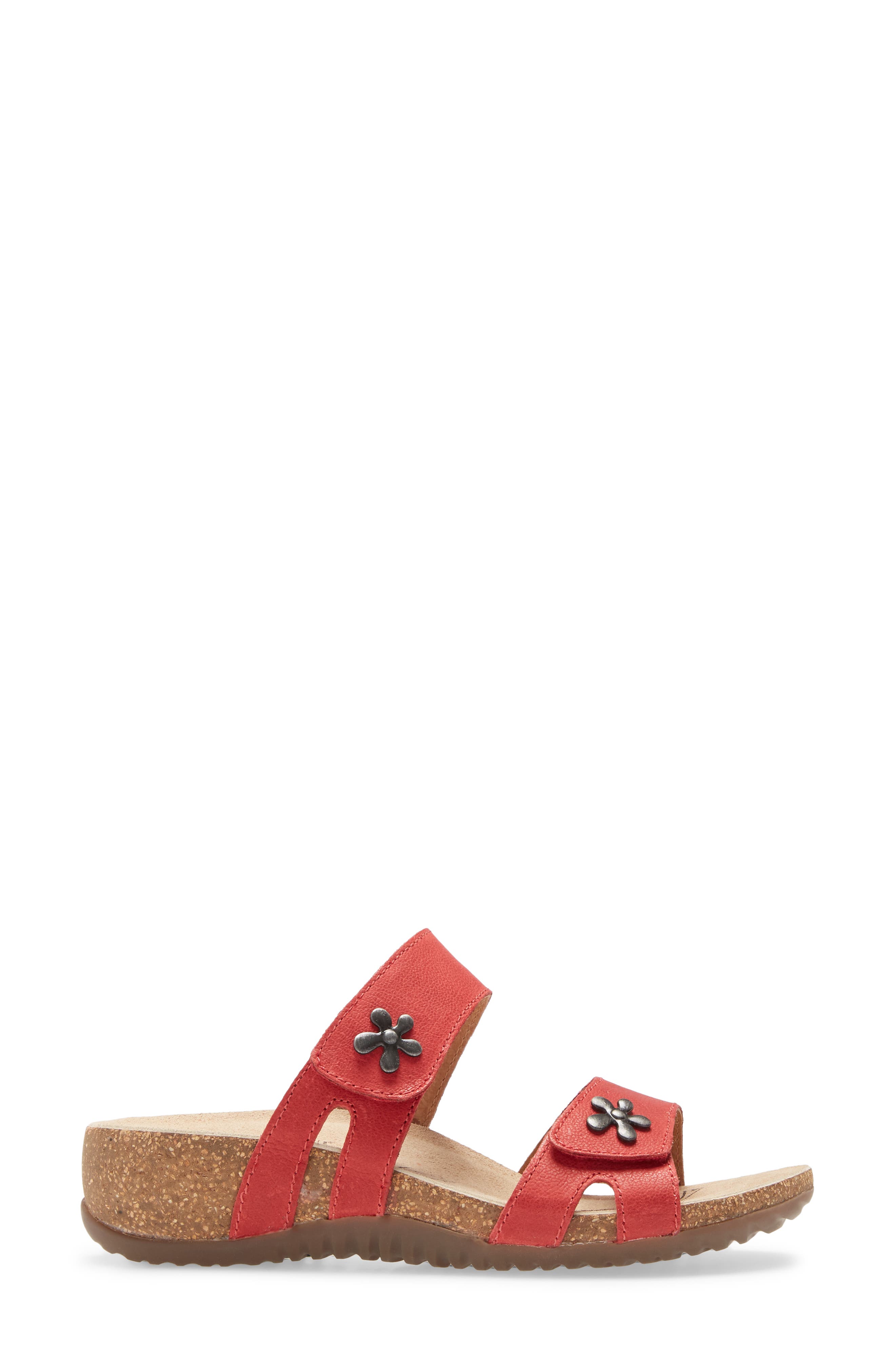 Natalya 12 Sandal, Alternate, color, RED LEATHER