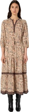 GERARD DAREL Lyna Flowing Midi Dress