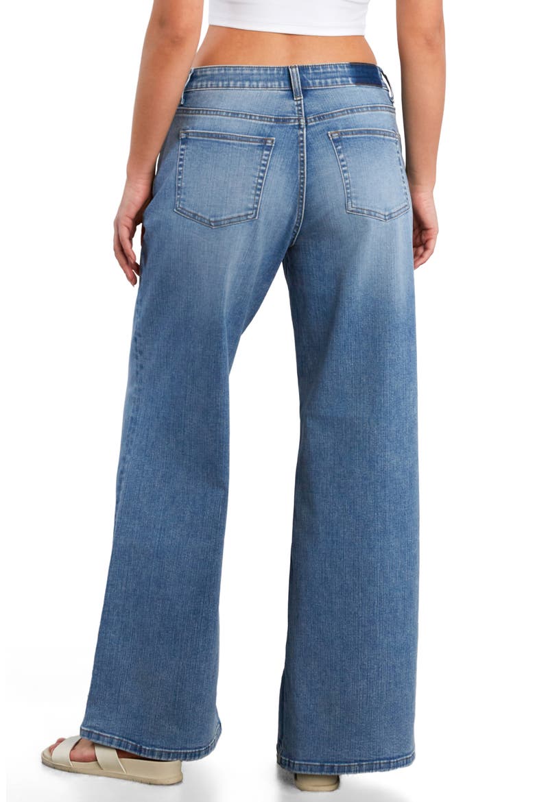 Myra Mid Rise Wide Leg Jeans, Alternate, color, ATLAS BLUE