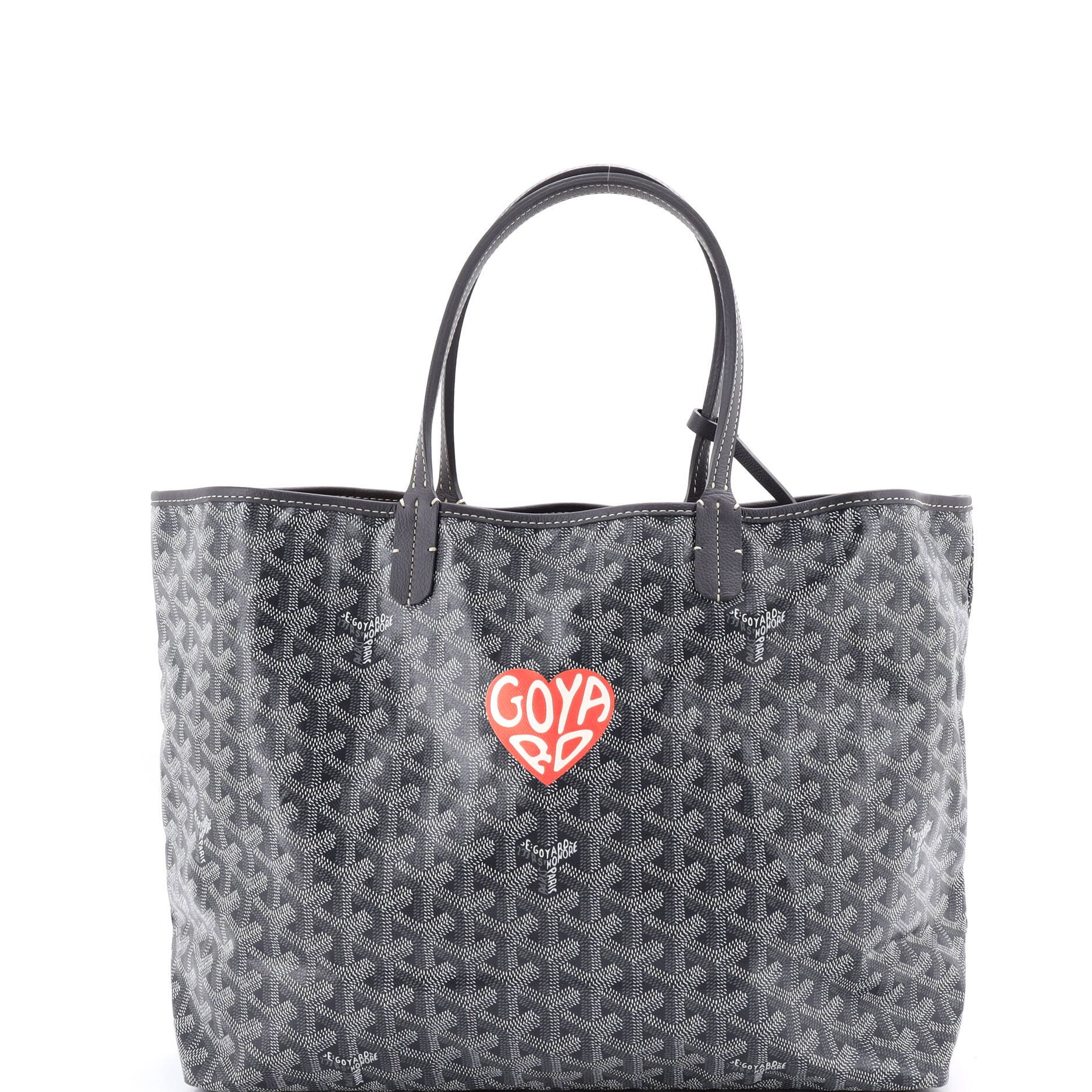 Saint Louis Tote Printed Coated Canvas PM, Main, color, Grey