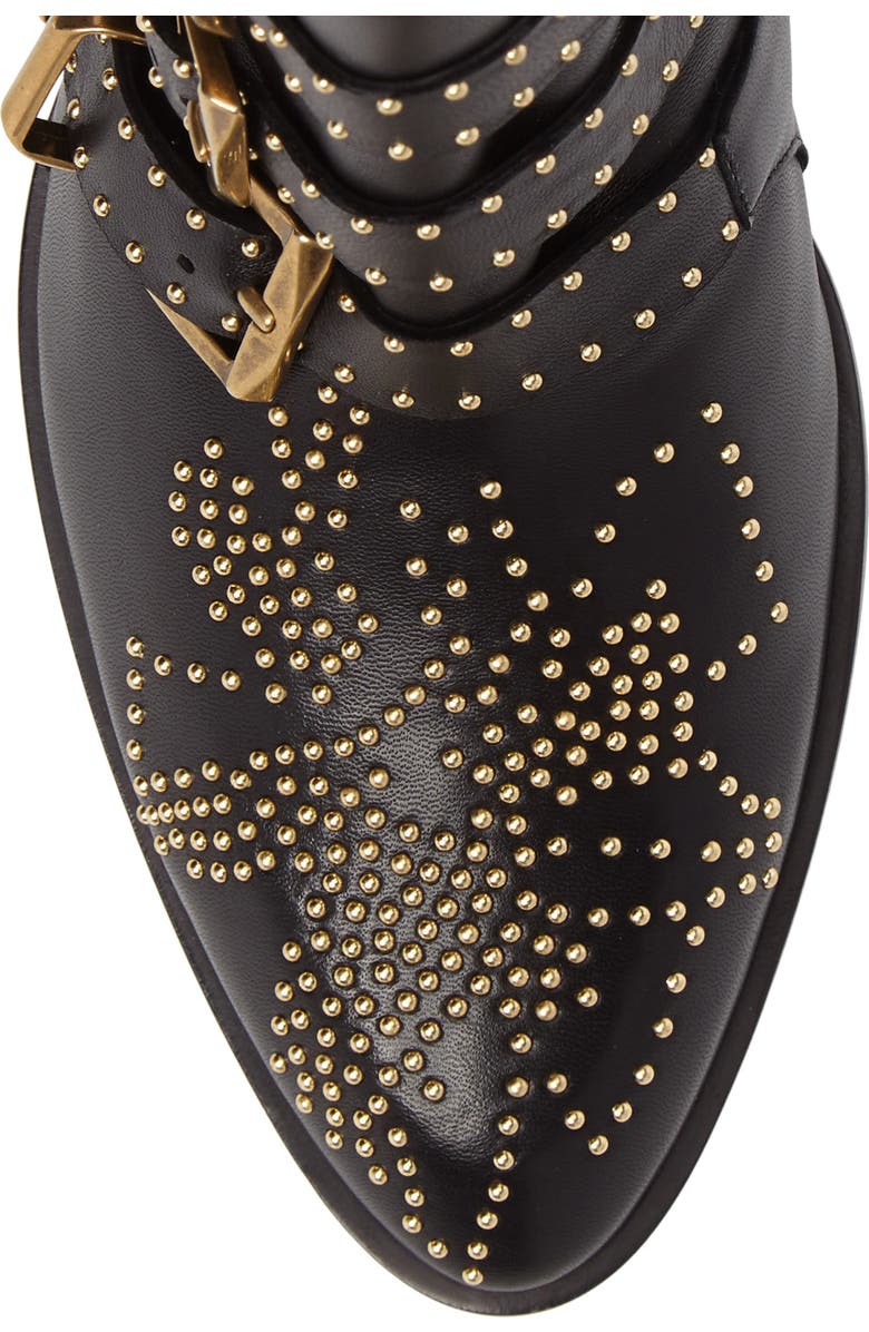 Chloé Susanna Stud Buckle Bootie, Alternate, color,