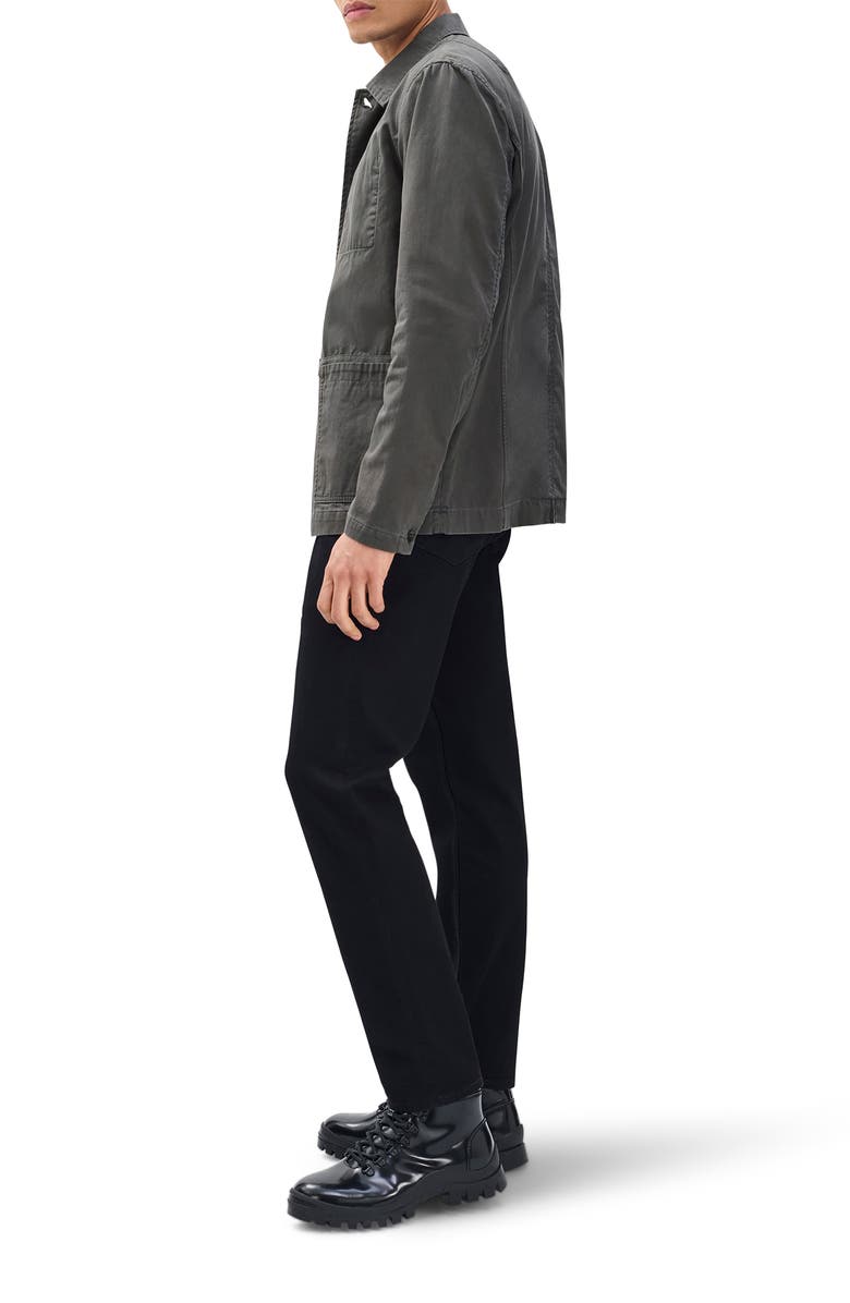 rag & bone Evan Twill Chore Jacket, Alternate, color, Darkshadow