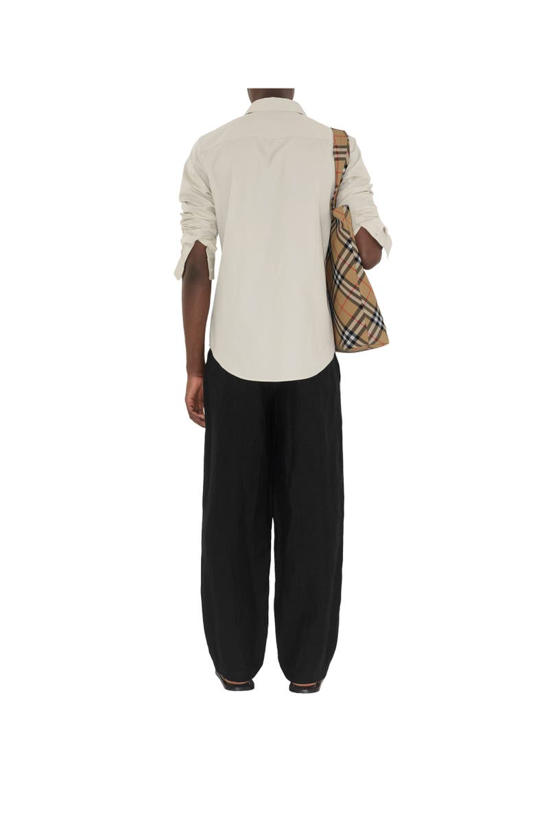 Burberry Slim Fit Cotton Shirt, Alternate, color, 