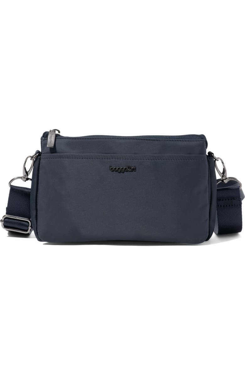 BAGGALLINI Perry Crossbody Bag, Main, color, French Navy Twill