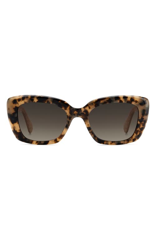 KATE SPADE KATE SPADE NEW YORK JENELL 51MM GRADIENT RECTANGULAR SUNGLASSES