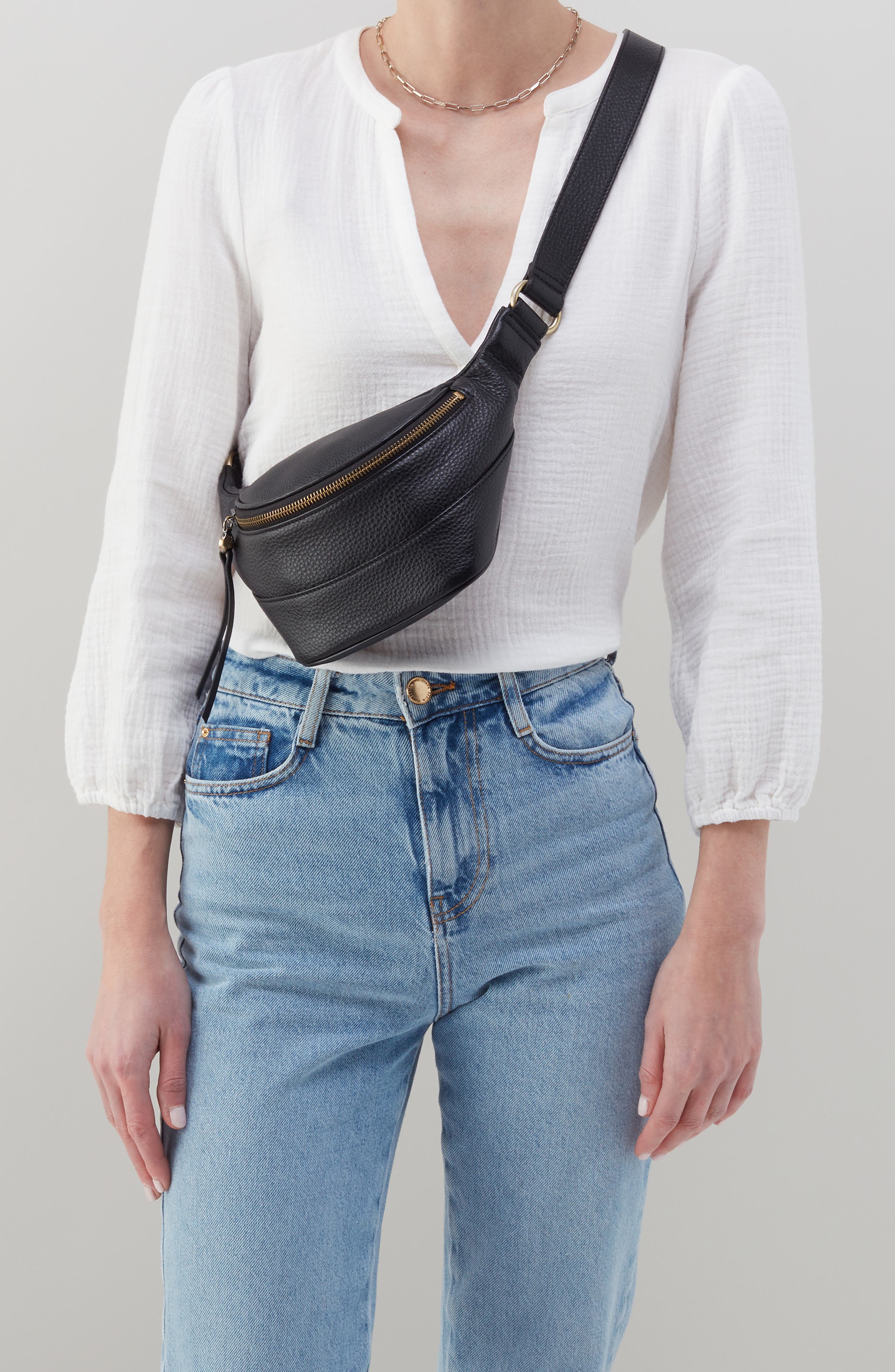 HOBO Jett Leather Belt Bag, Alternate, color, 