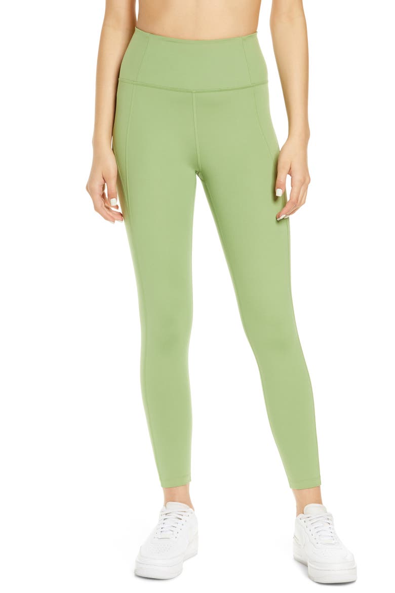 High Waist 7/8 Leggings, Main, color, MANTIS
