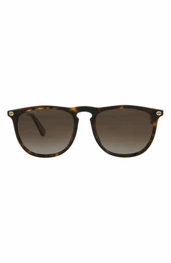 Gucci 53mm Round Oval Sunglasses